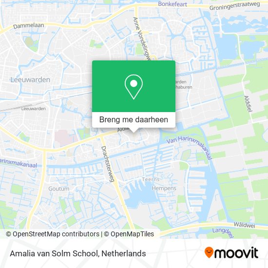 Amalia van Solm School kaart