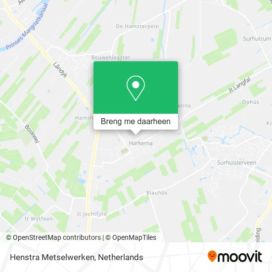 Henstra Metselwerken kaart