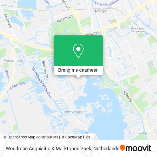 Woudman Acquisitie & Marktonderzoek kaart