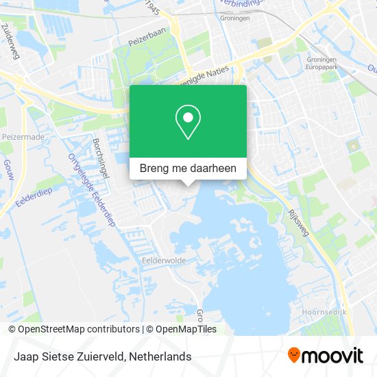 Jaap Sietse Zuierveld kaart