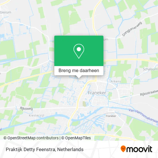 Praktijk Detty Feenstra kaart