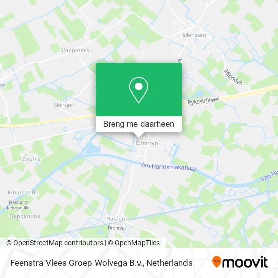 Feenstra Vlees Groep Wolvega B.v. kaart