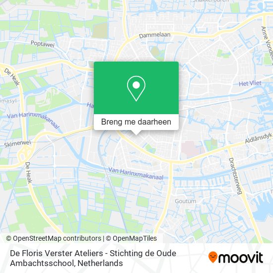 De Floris Verster Ateliers - Stichting de Oude Ambachtsschool kaart
