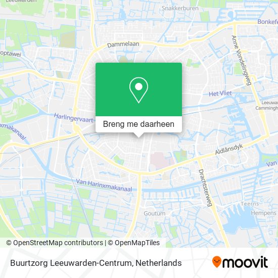 Buurtzorg Leeuwarden-Centrum kaart