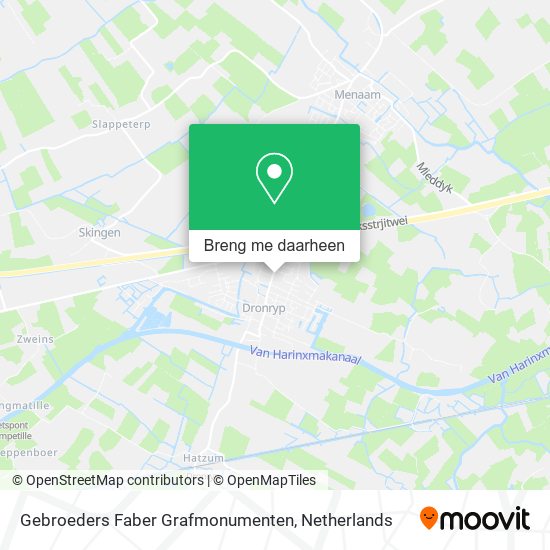 Gebroeders Faber Grafmonumenten kaart