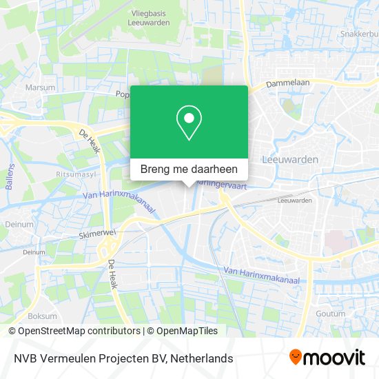 NVB Vermeulen Projecten BV kaart