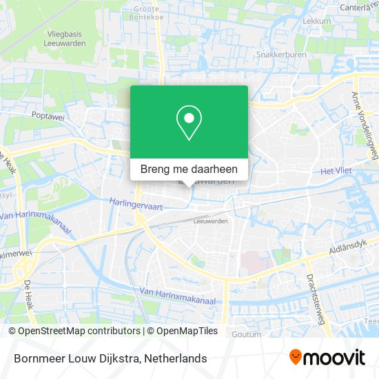 Bornmeer Louw Dijkstra kaart