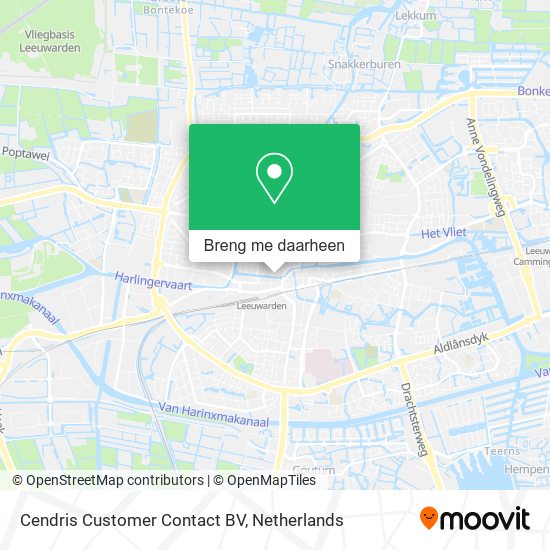 Cendris Customer Contact BV kaart