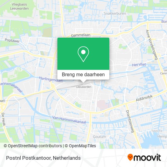 Postnl Postkantoor kaart