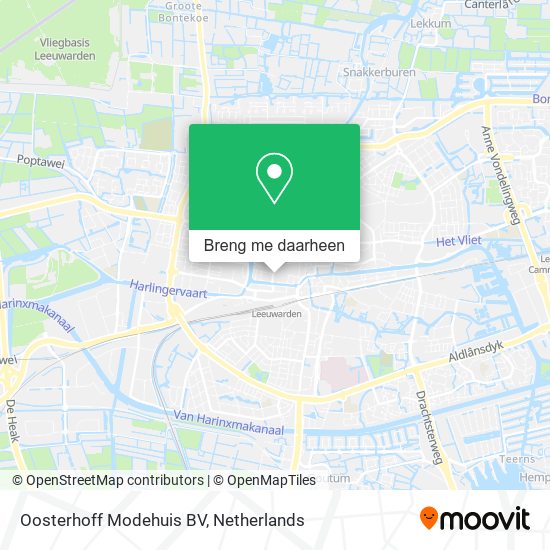 Oosterhoff Modehuis BV kaart