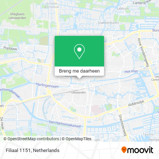 Filiaal 1151 kaart