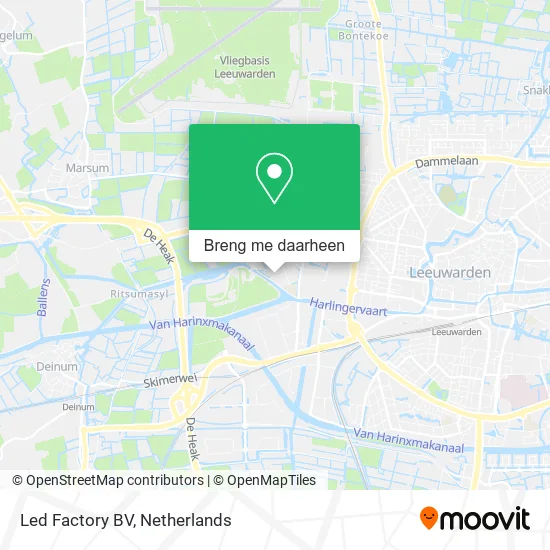 Led Factory BV kaart