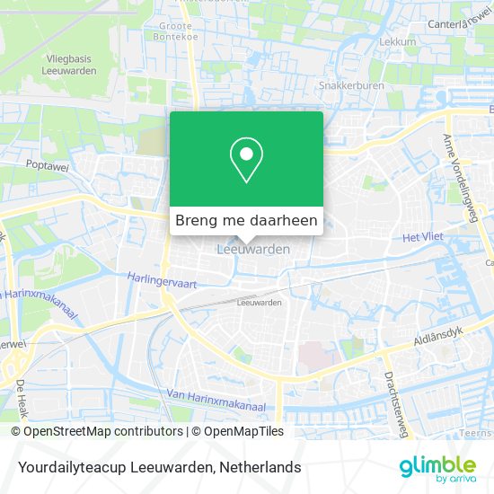 Yourdailyteacup Leeuwarden kaart