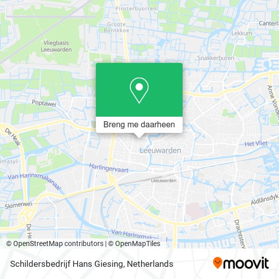 Schildersbedrijf Hans Giesing kaart