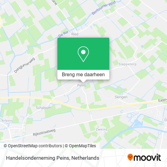Handelsonderneming Peins kaart
