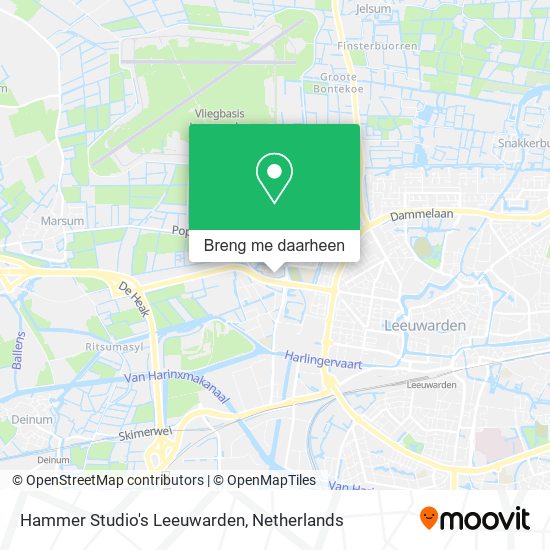 Hammer Studio's Leeuwarden kaart