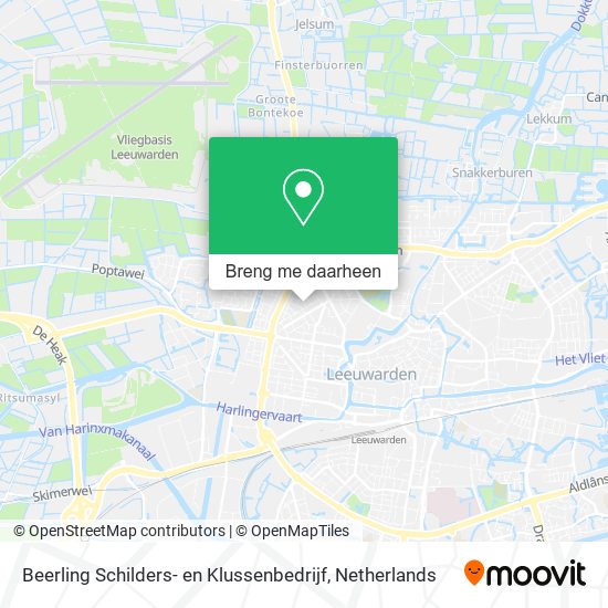 Beerling Schilders- en Klussenbedrijf kaart