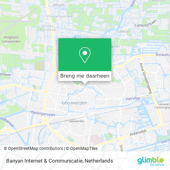 Banyan Internet & Communicatie kaart