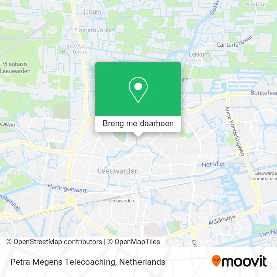 Petra Megens Telecoaching kaart