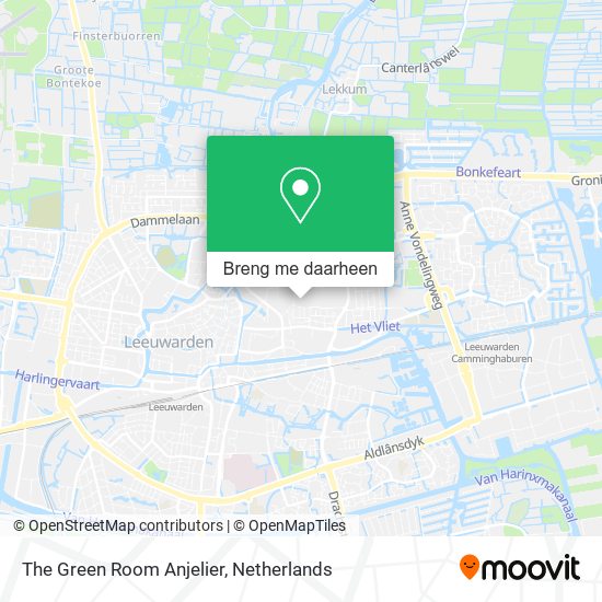 The Green Room Anjelier kaart