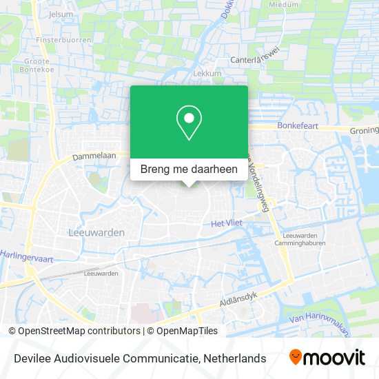 Devilee Audiovisuele Communicatie kaart