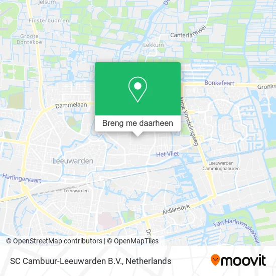 SC Cambuur-Leeuwarden B.V. kaart