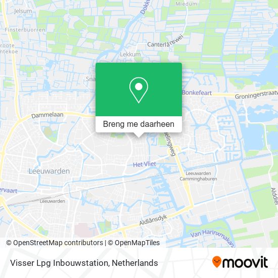 Visser Lpg Inbouwstation kaart