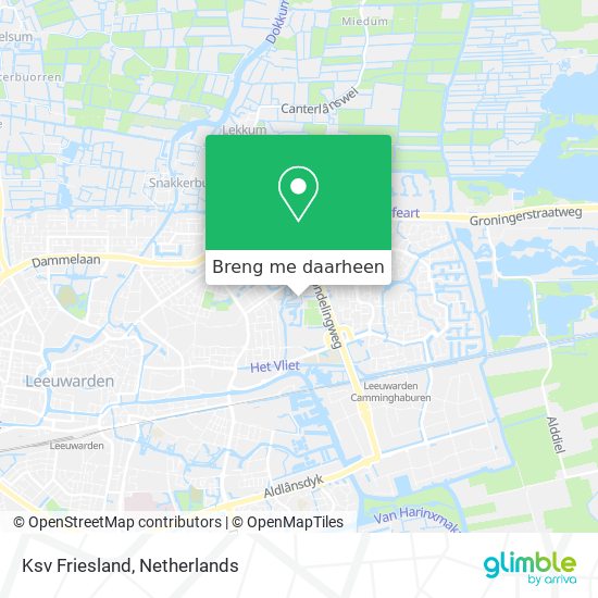 Ksv Friesland kaart