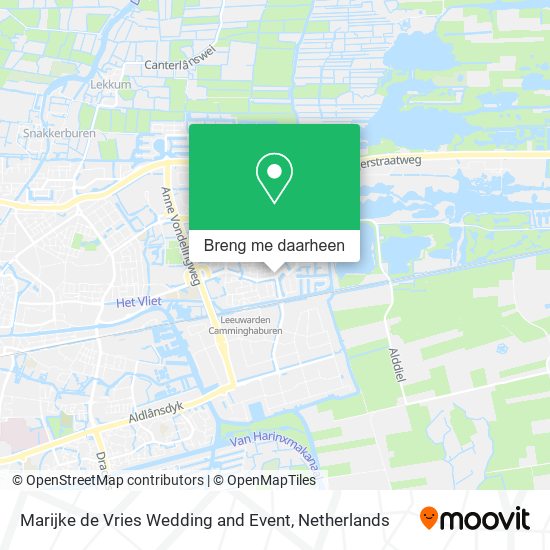 Marijke de Vries Wedding and Event kaart