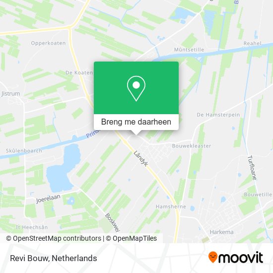 Revi Bouw kaart