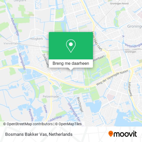 Bosmans Bakker Vas kaart