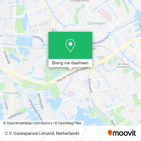 C.V. Gasexpansie IJmond kaart