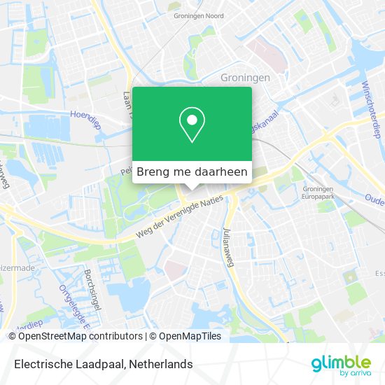 Electrische Laadpaal kaart