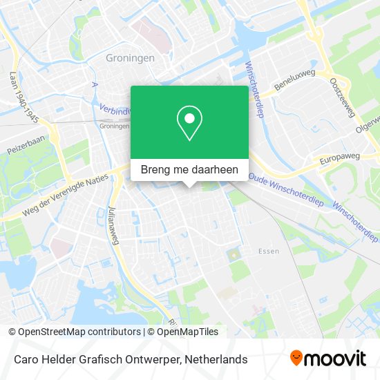 Caro Helder Grafisch Ontwerper kaart