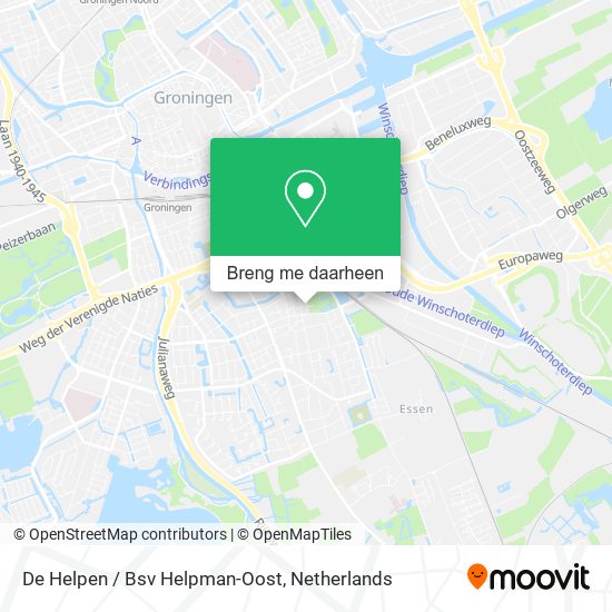 De Helpen / Bsv Helpman-Oost kaart