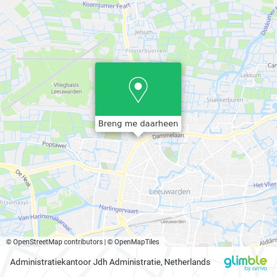 Administratiekantoor Jdh Administratie kaart