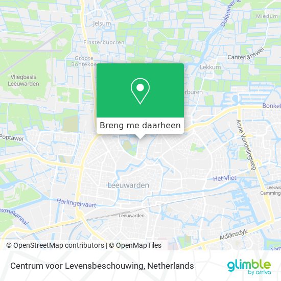 Centrum voor Levensbeschouwing kaart