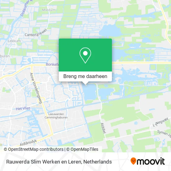 Rauwerda Slim Werken en Leren kaart