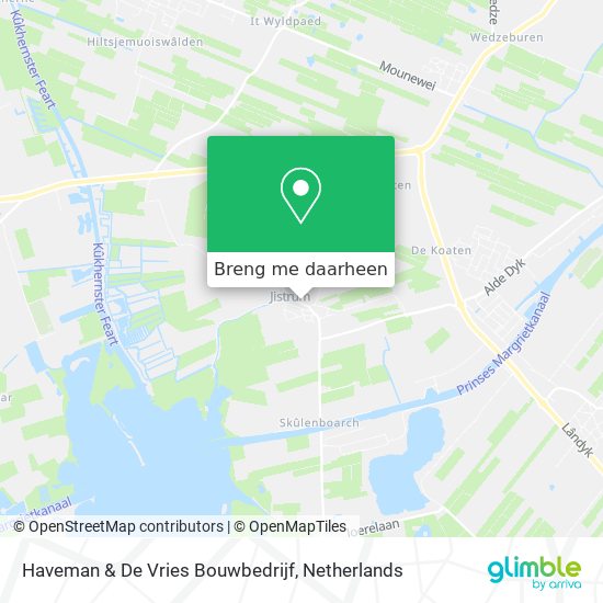 Haveman & De Vries Bouwbedrijf kaart