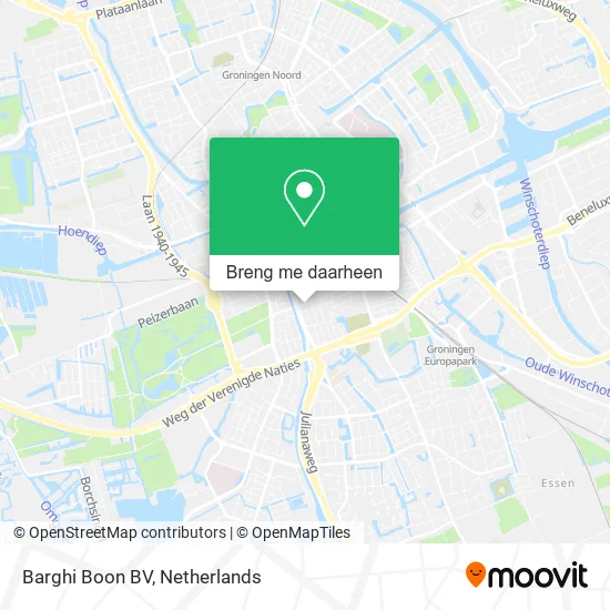 Barghi Boon BV kaart