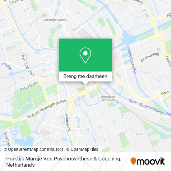 Praktijk Margje Vos Psychosynthese & Coaching kaart