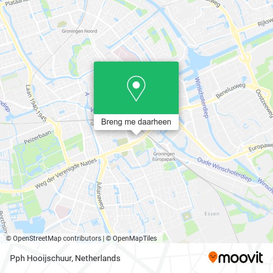 Pph Hooijschuur kaart