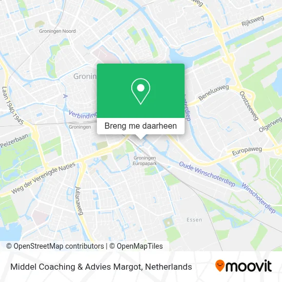 Middel Coaching & Advies Margot kaart