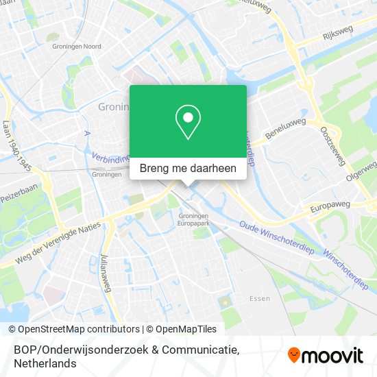 BOP / Onderwijsonderzoek & Communicatie kaart