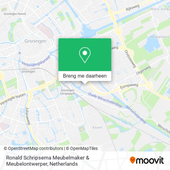 Ronald Schripsema Meubelmaker & Meubelontwerper kaart