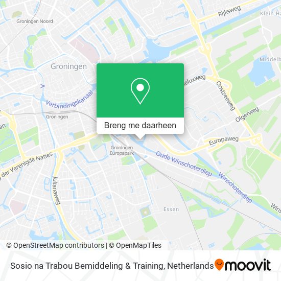 Sosio na Trabou Bemiddeling & Training kaart