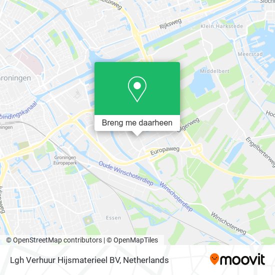 Lgh Verhuur Hijsmaterieel BV kaart