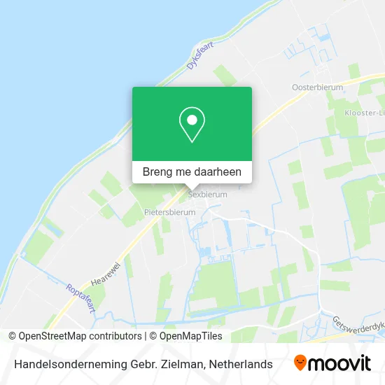 Handelsonderneming Gebr. Zielman kaart