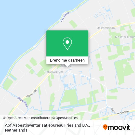 Abf Asbestinventarisatiebureau Friesland B.V. kaart