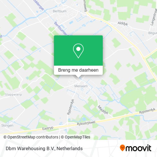 Dbm Warehousing B.V. kaart